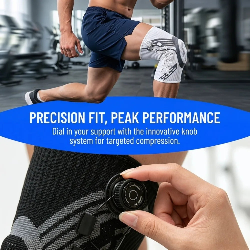 Professional Adjustable Knee Pads with Non-Slip Shin Protection and Breathable Support for Sports Activities